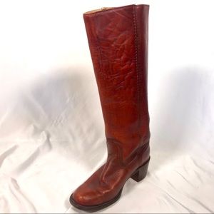 Vintage Frye Tan Riding Boots
